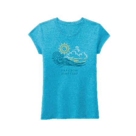 Girl's Rays & Waves Graphic Tee